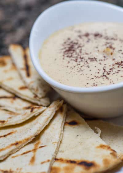 Oliver's happy hour Hummus & Grilled Pita